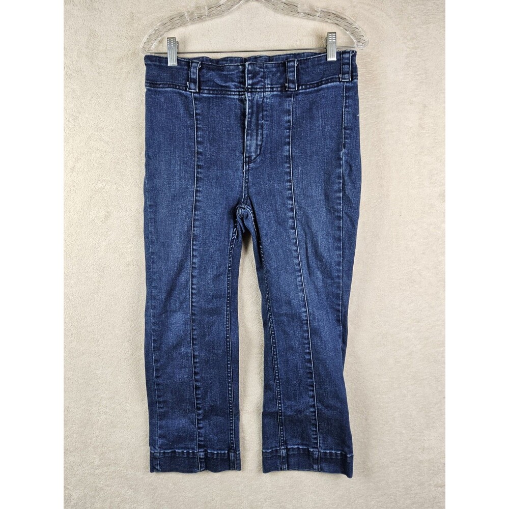 Pilcro Anthropologie Women's Cropped Center Seam Denim Jeans Size 28